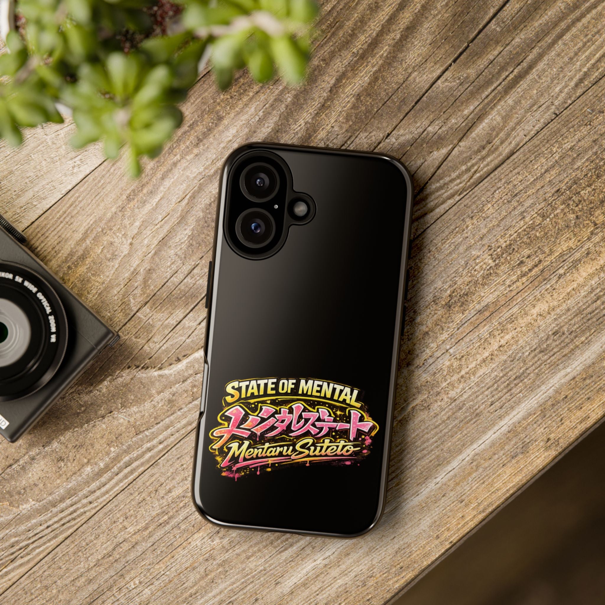State of Mental Graffiti I Tough Phone Case — Dual-Layer Protection, Matte or Glossy