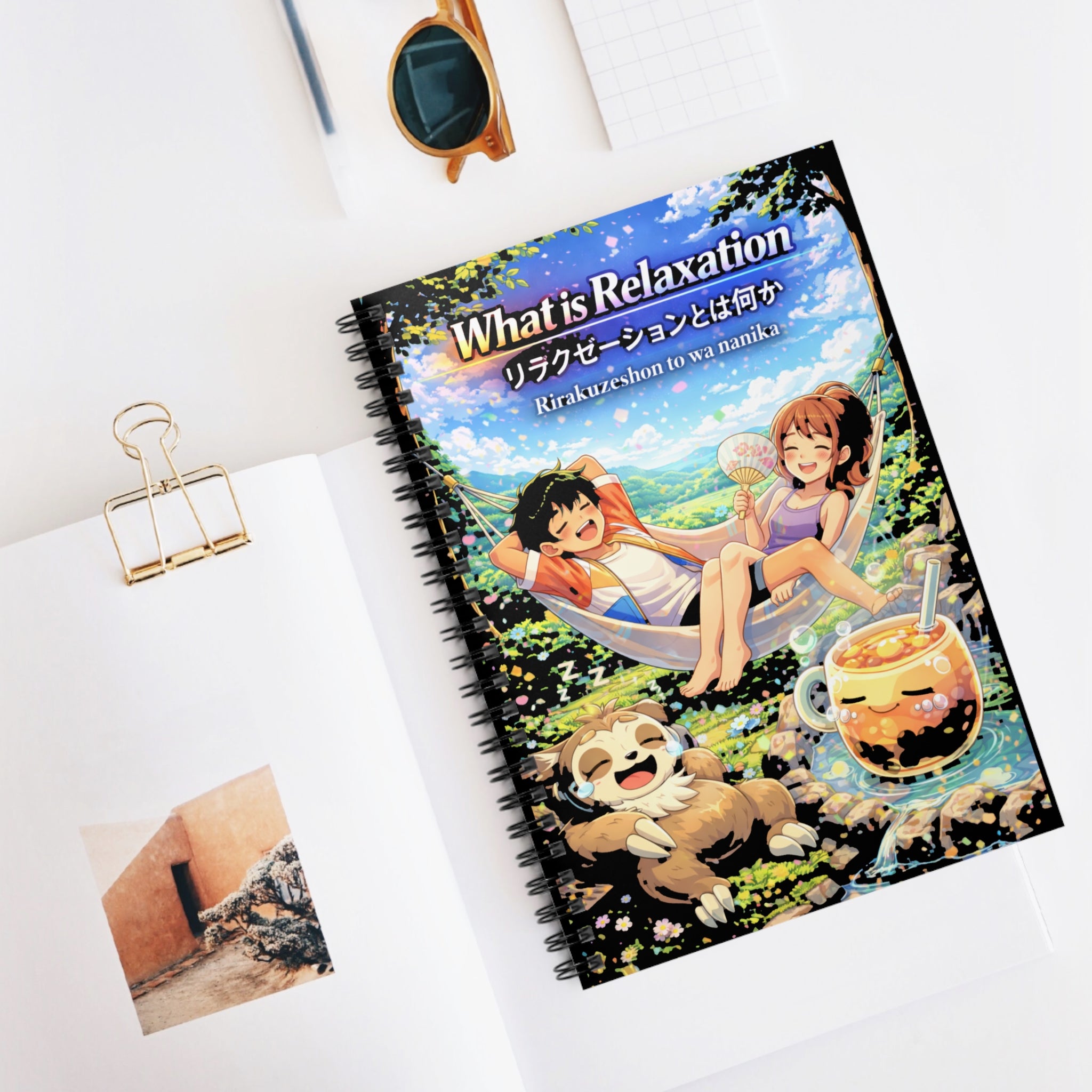 What is Relaxation Spiral Notebook (Ruled Line) — 6" × 8", 118 Pages