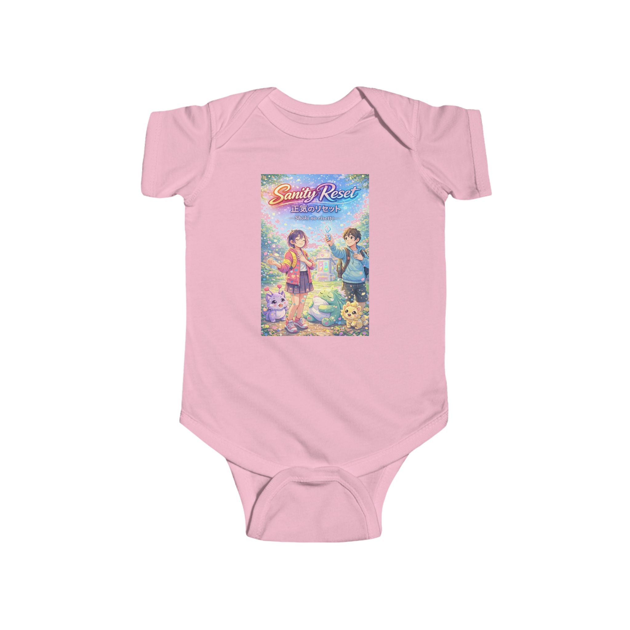 LIMITED LAUNCH DROP: Sanity Reset Infant Fine Jersey Bodysuit — Soft + Durable, Easy-Snap Closure