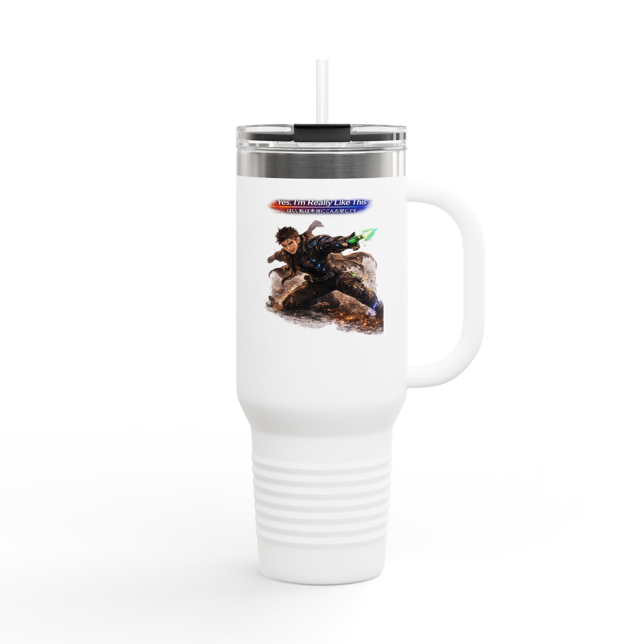 Yes. I’m Really Like This Insulated Travel Mug, 40 oz — Stainless Steel, Double-Wall Insulated