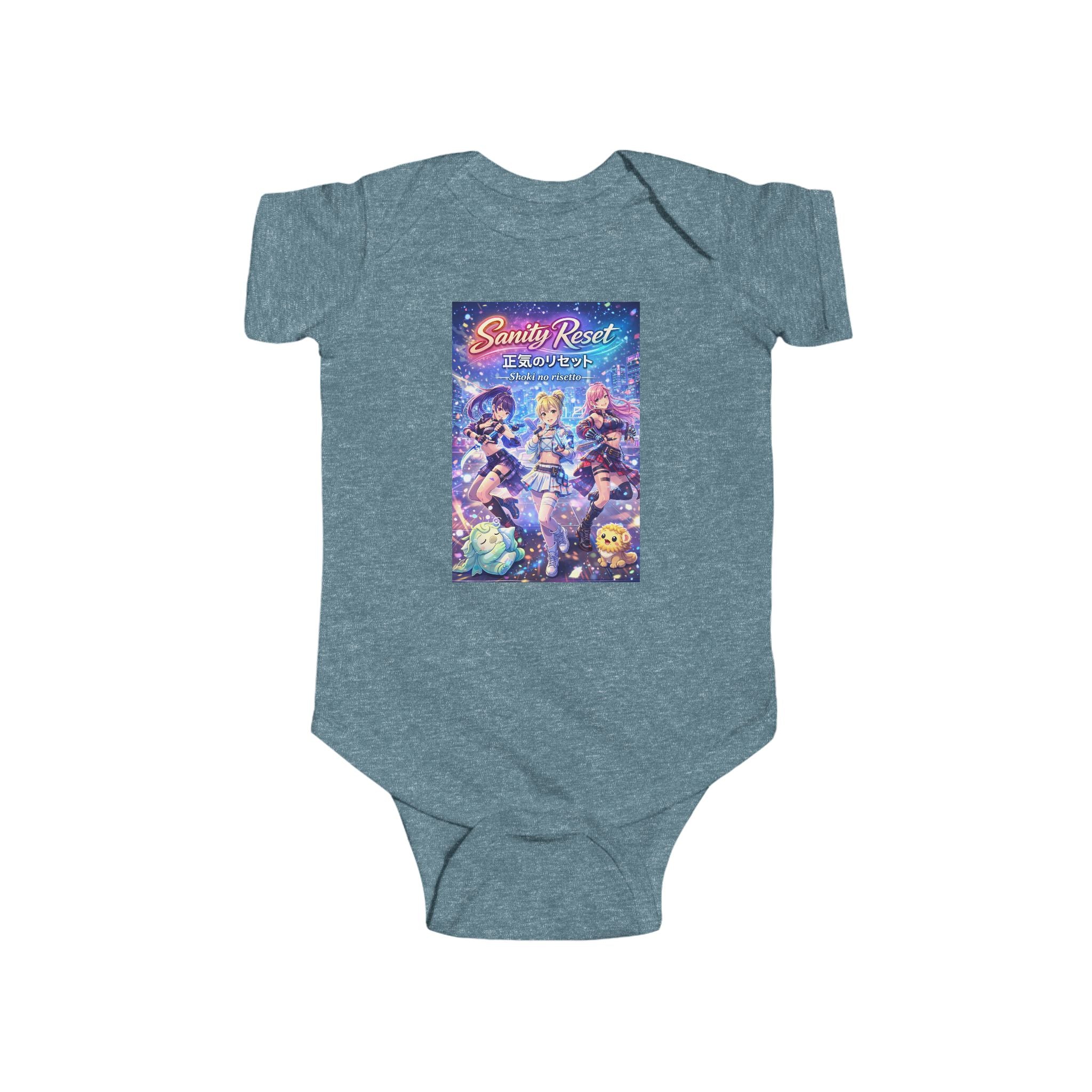 LIMITED LAUNCH DROP: Sanity Reset Infant Fine Jersey Bodysuit — Soft + Durable, Easy-Snap Closure