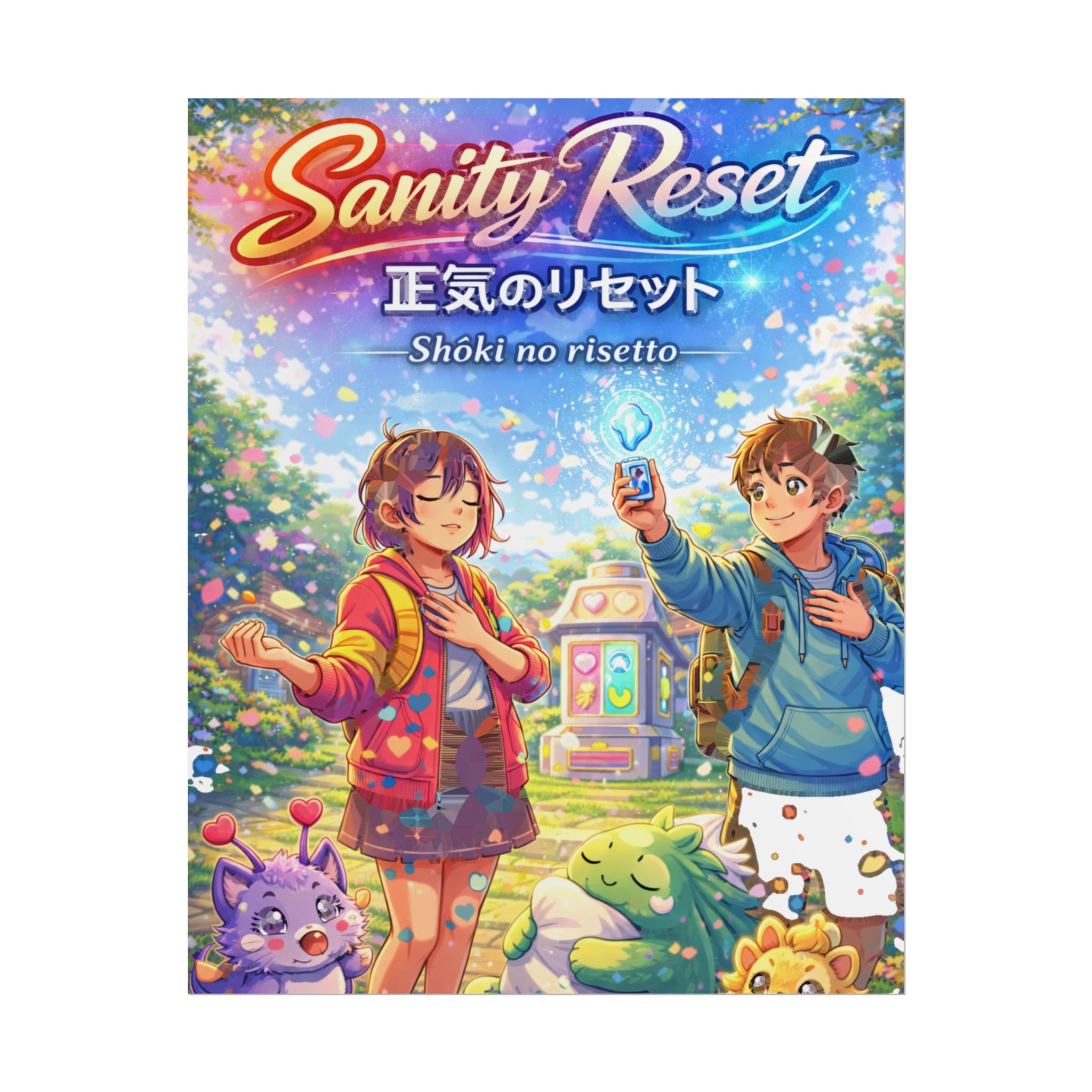 MON Series: Sanity Reset Rolled Posters — Matte or Semi-Gloss