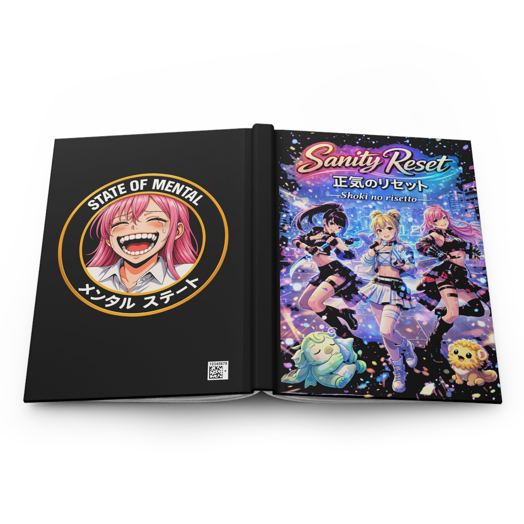 Sanity Reset Hardcover Journal (Matte) — 5.75" × 8", 150 Lined Pages