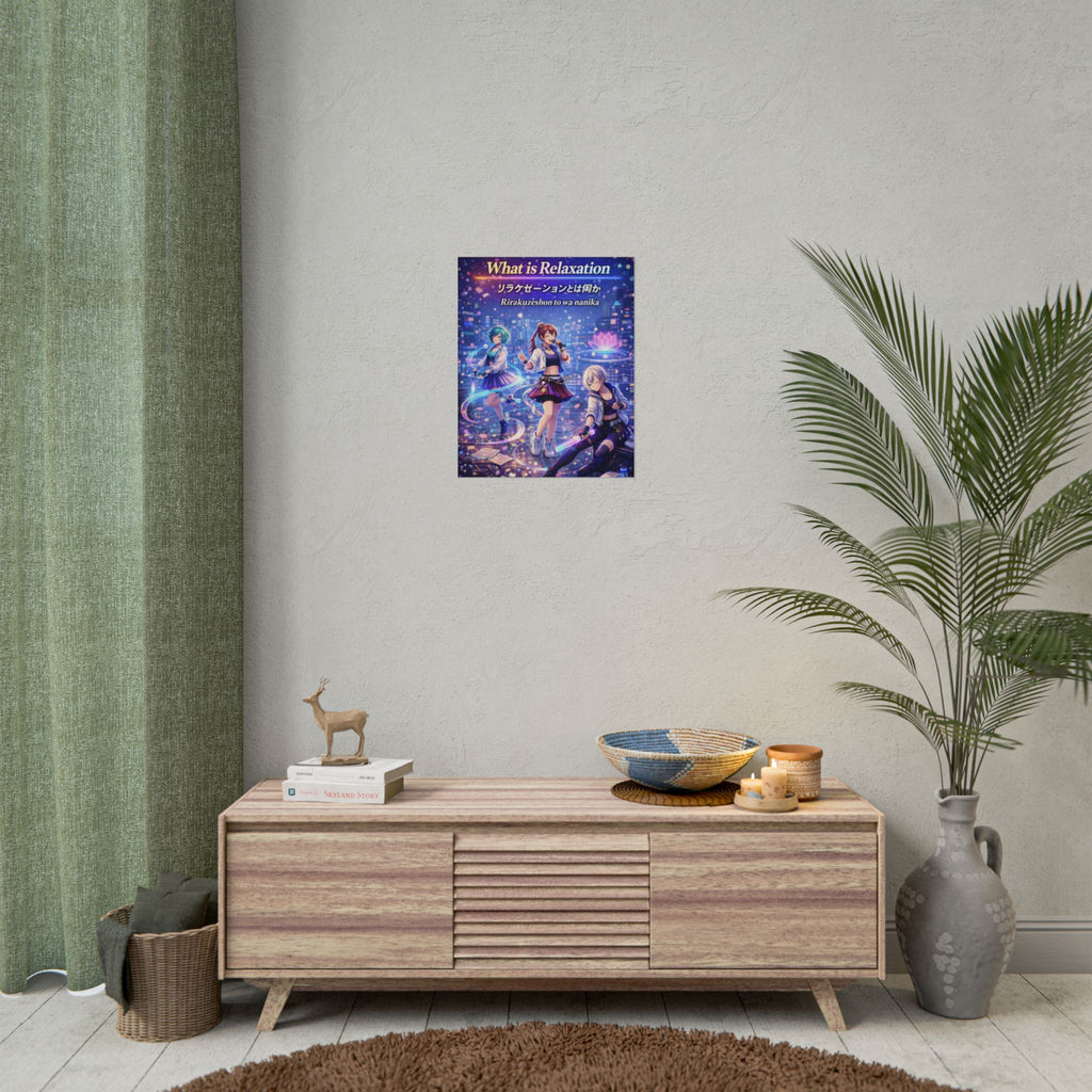 POP Series: What is Relaxation Rolled Posters — Matte or Semi-Gloss