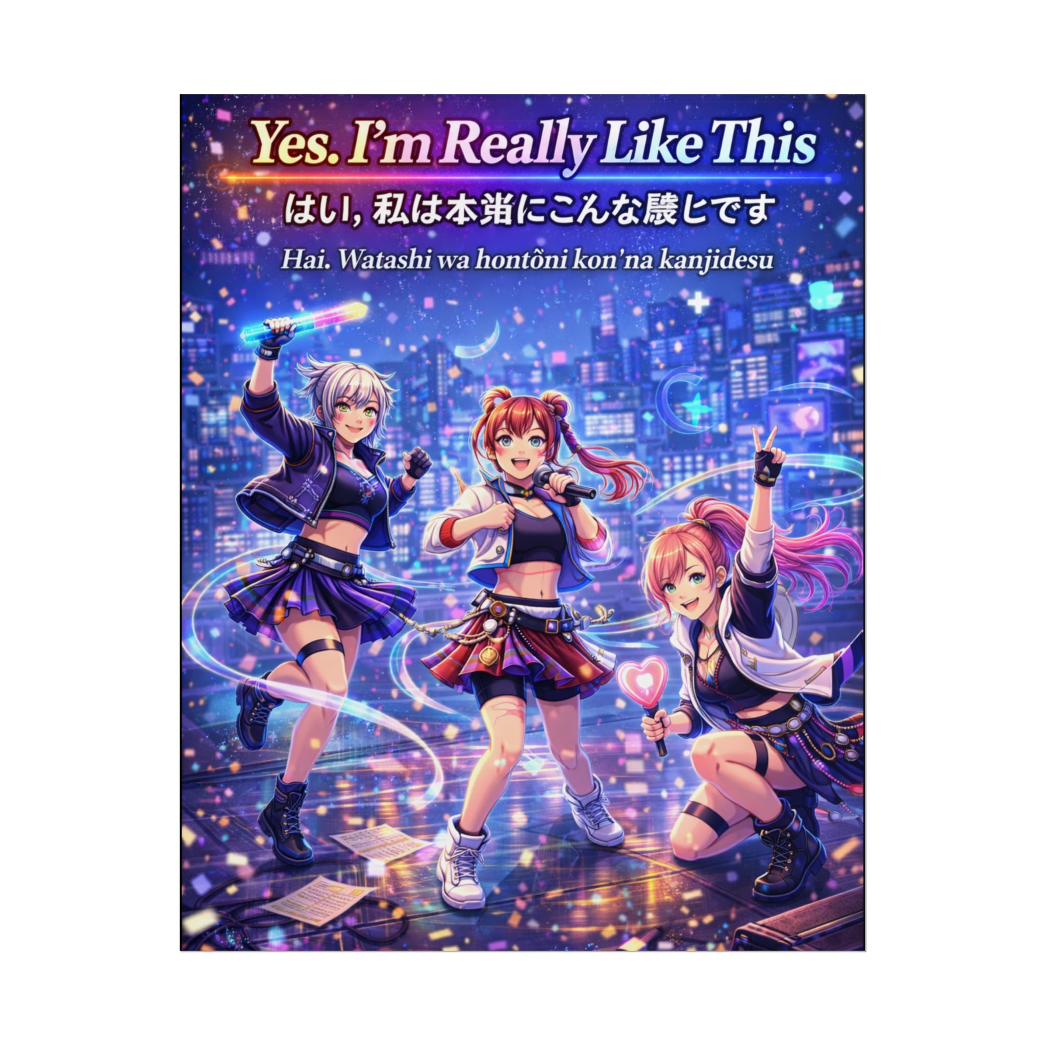 POP Series: Yes. I'm Really Like This  Rolled Posters — Matte or Semi-Gloss