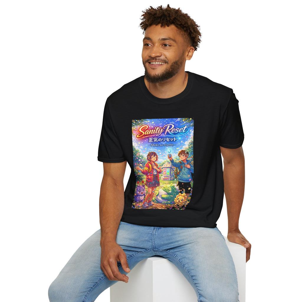 MON Series: Sanity Reset Unisex Softstyle T-Shirt — Gildan 64000, Lightweight + Ultra-Soft