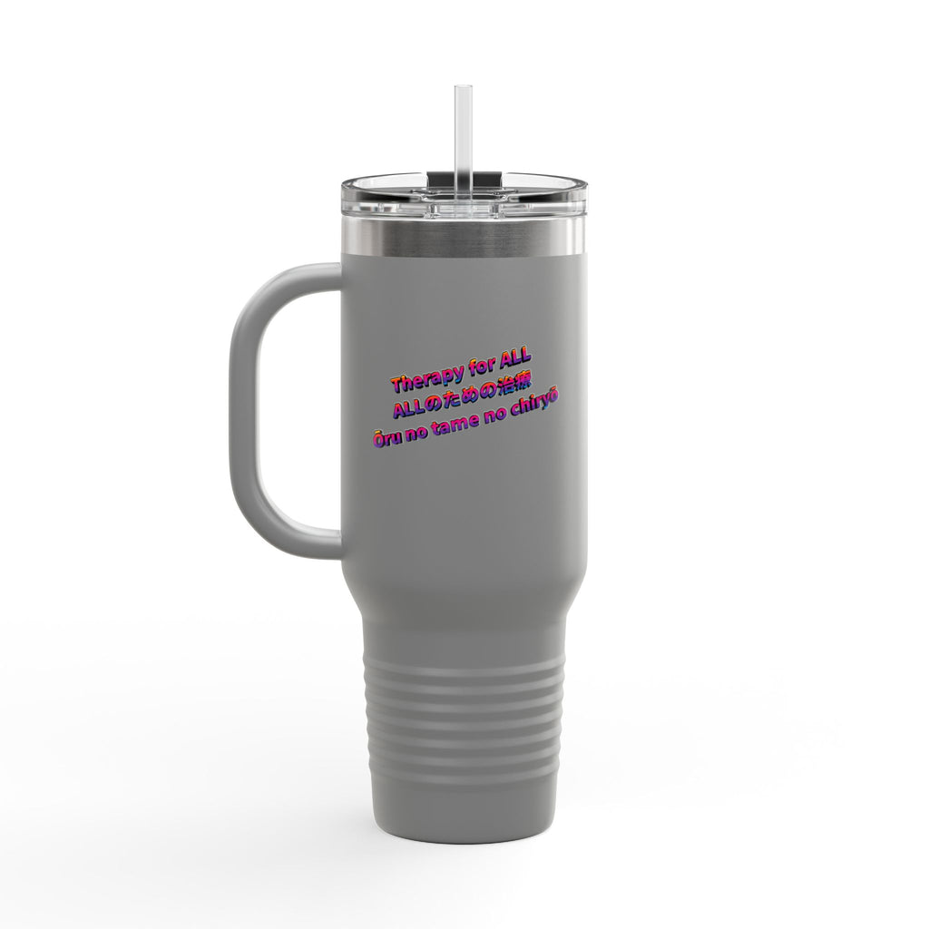 Therapy for ALL This Insulated Travel Mug, 40 oz — Stainless Steel, Double-Wall Insulated