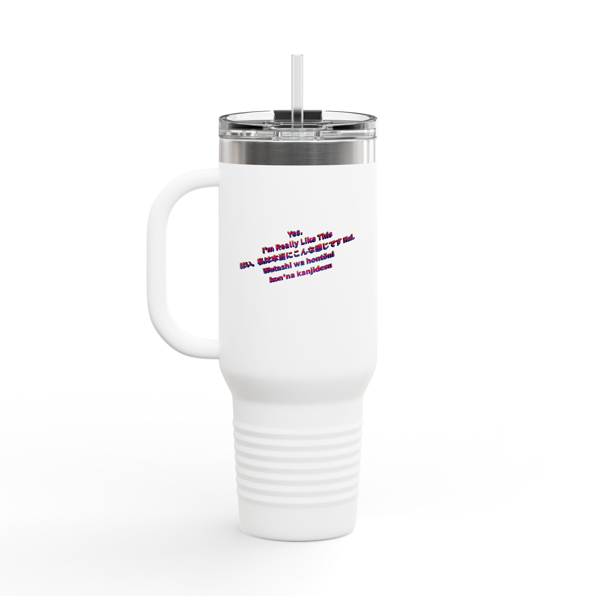 Yes. I’m Really Like This Insulated Travel Mug, 40 oz — Stainless Steel, Double-Wall Insulated