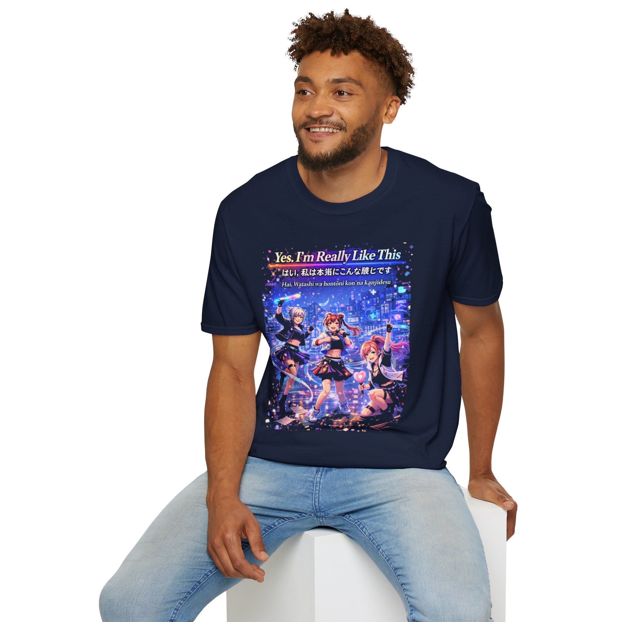 POP Series: Yes. I’m Really Like This Unisex Softstyle T-Shirt — Gildan 64000, Lightweight + Ultra-Soft
