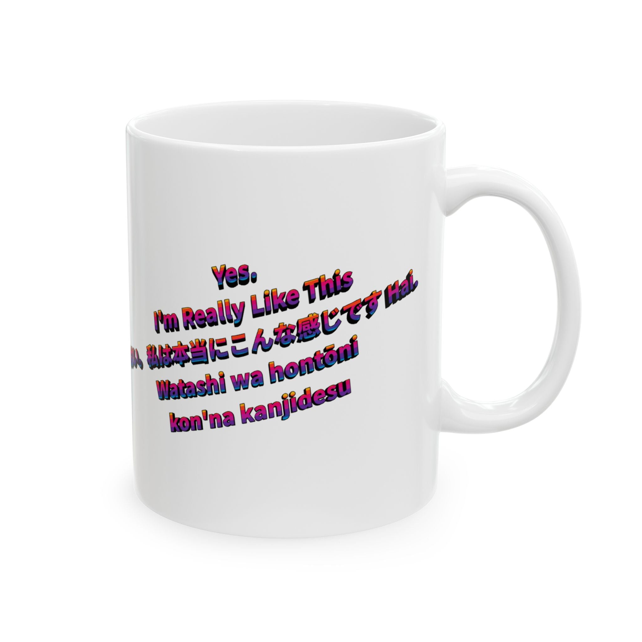 MON Series: Yes. I'm Really Like This Ceramic Mug — 11 oz or 15 oz, Microwave + Dishwasher Safe