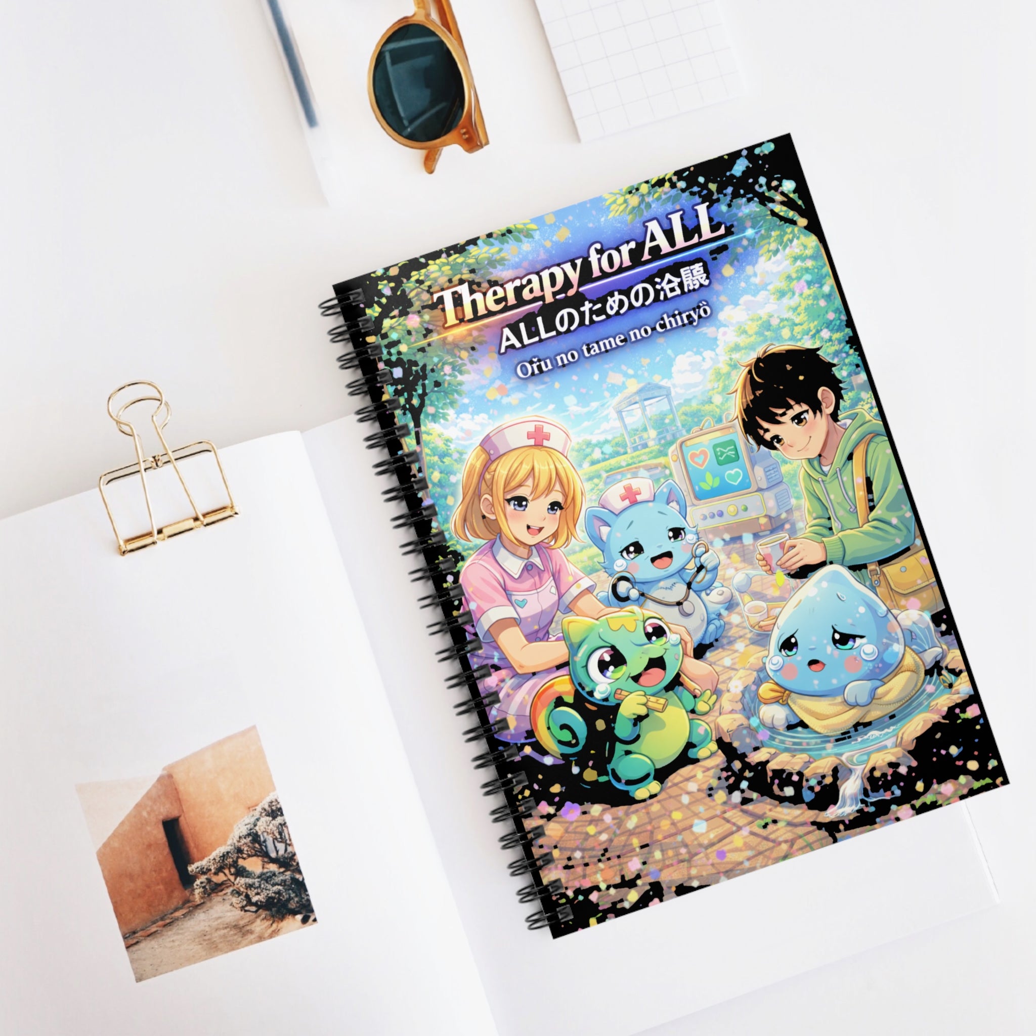 Therapy for ALL Spiral Notebook (Ruled Line) — 6" × 8", 118 Pages