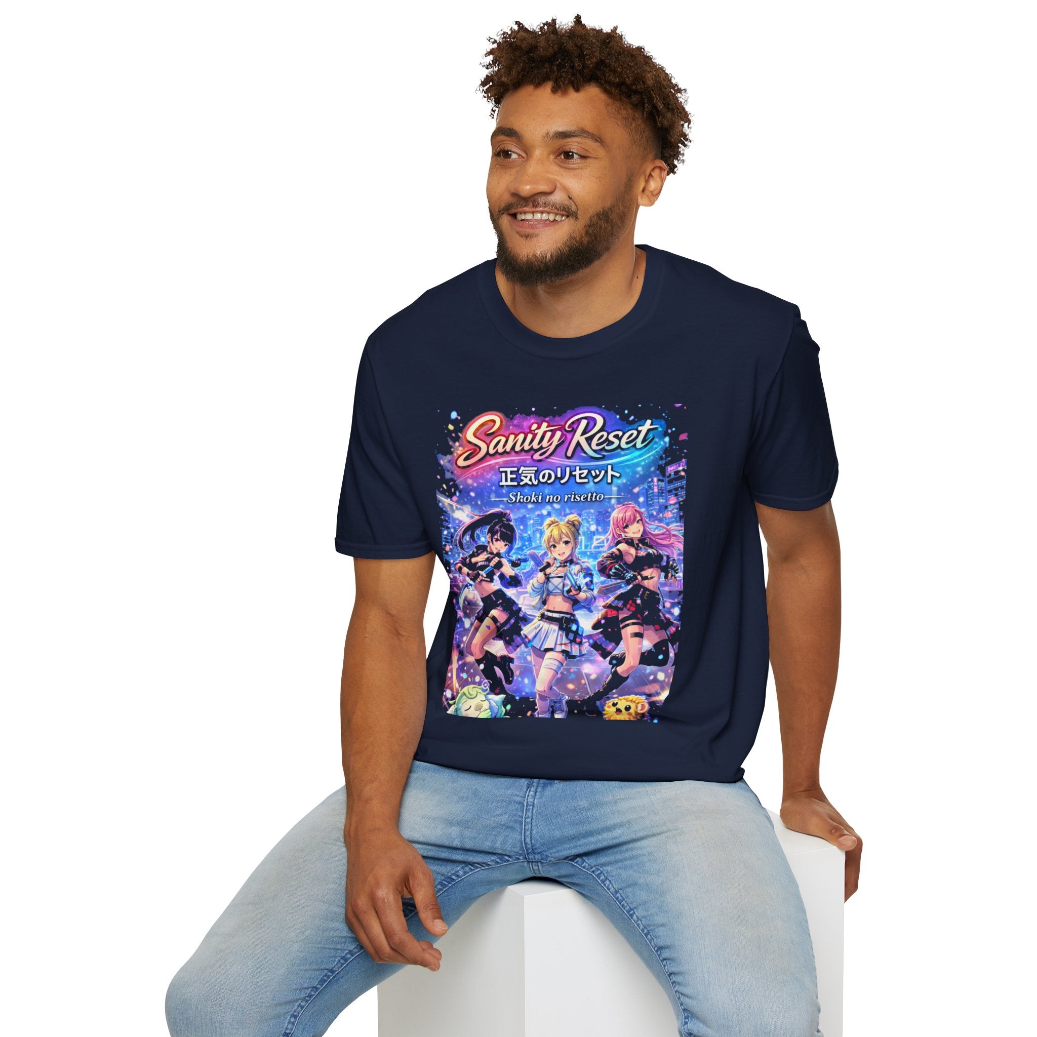 POP Series: Sanity Reset Unisex Softstyle T-Shirt — Gildan 64000, Lightweight + Ultra-Soft