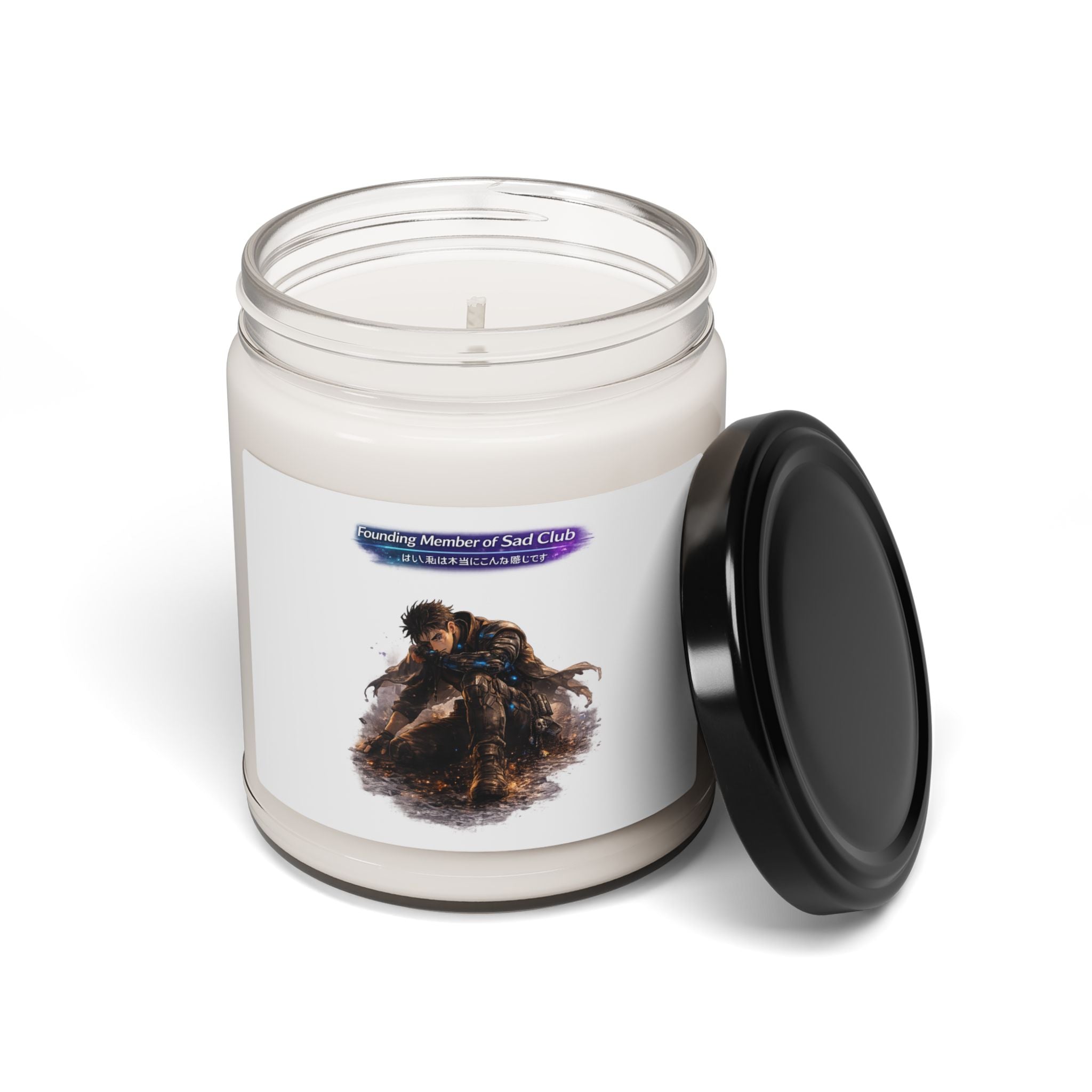 Founding Member of Sad Club Soy Candle, 9 oz — 50–60 Hour Burn, 12 Scents