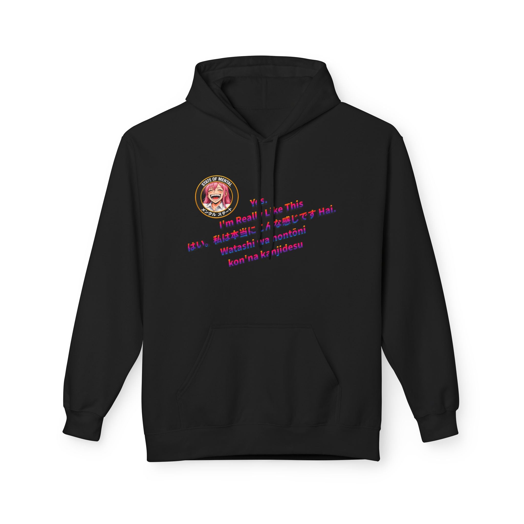 POP Series: Yes. I’m Really Like This Unisex Midweight Fleece Hoodie — Gildan SF500, Soft + Durable