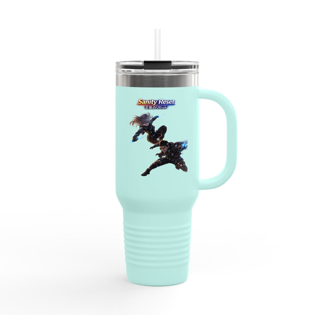 Sanity Reset This Insulated Travel Mug, 40 oz — Stainless Steel, Double-Wall Insulated