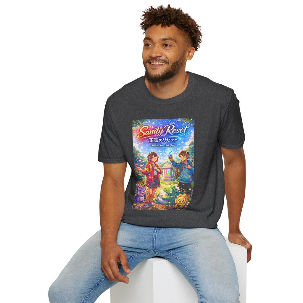 MON Series: Sanity Reset Unisex Softstyle T-Shirt — Gildan 64000, Lightweight + Ultra-Soft