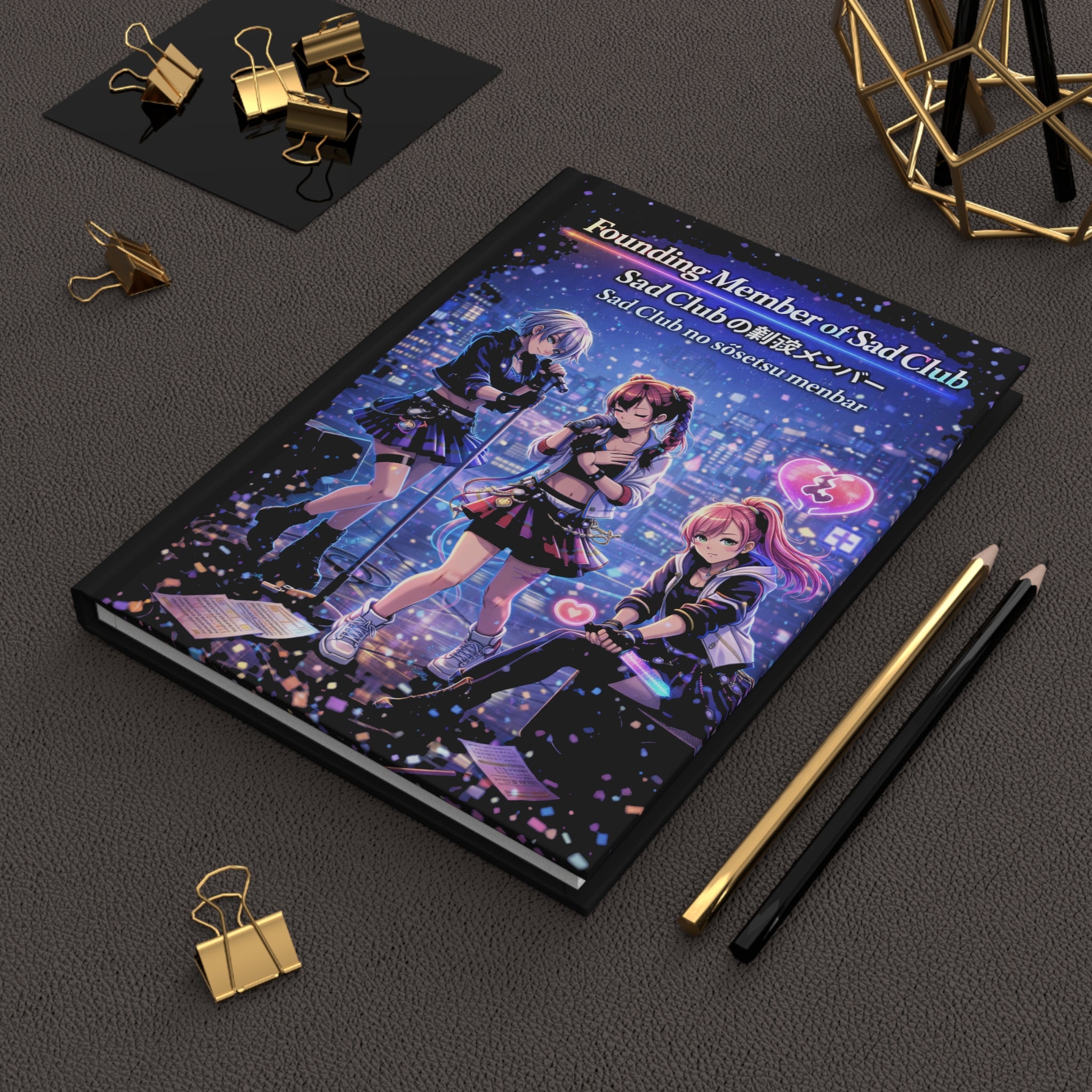 Founding Member of Sad Club Hardcover Journal (Matte) — 5.75" × 8", 150 Lined Pages