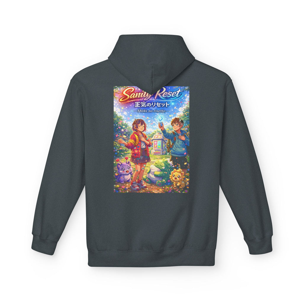 MON Series: Sanity Reset Unisex Midweight Fleece Hoodie — Gildan SF500, Soft + Durable