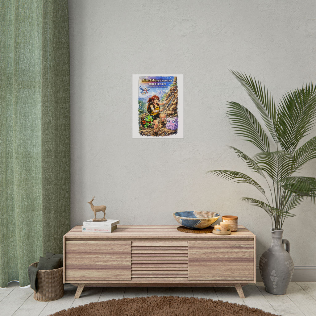 MON Series: Hard Ways Learner Rolled Posters — Matte or Semi-Gloss