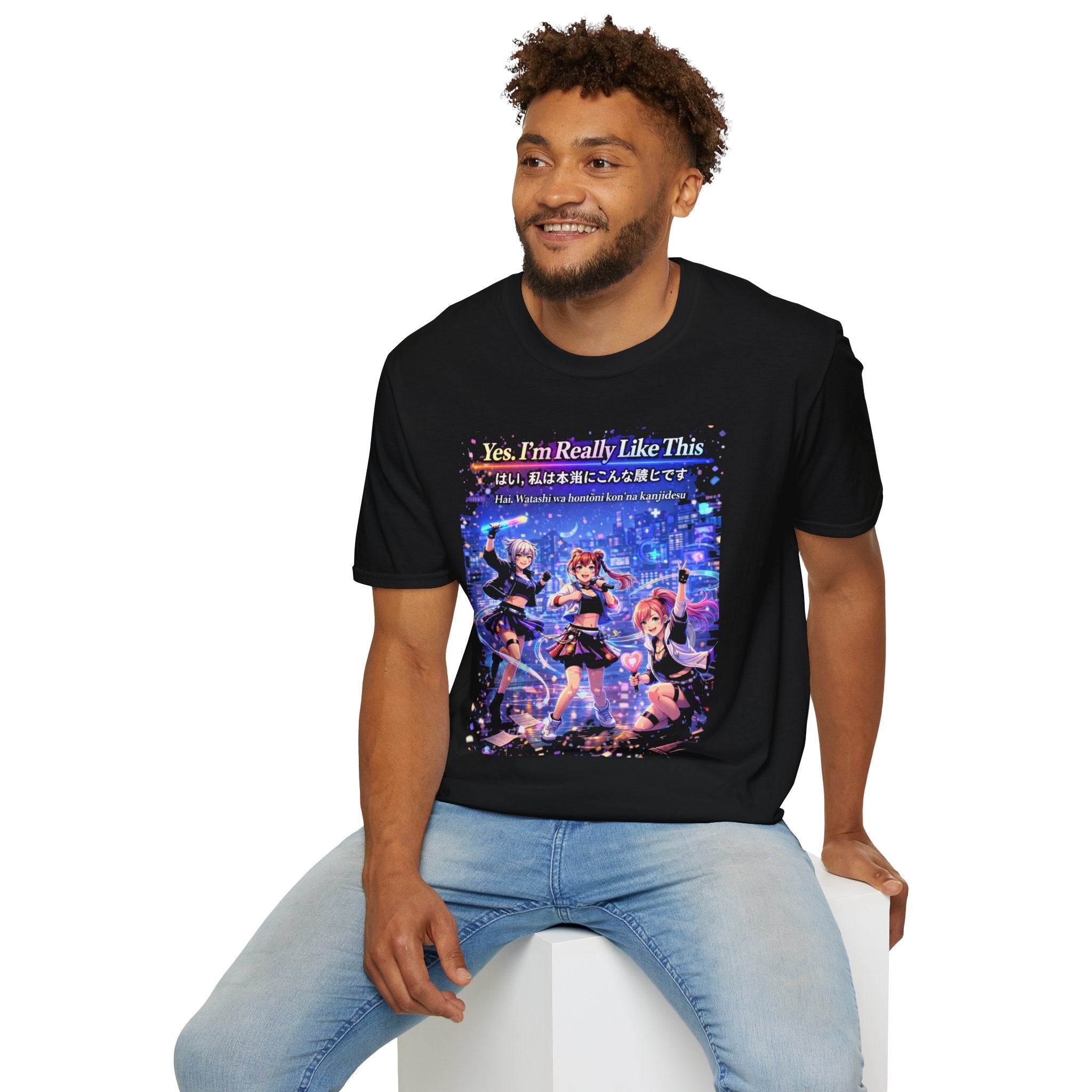 POP Series: Yes. I’m Really Like This Unisex Softstyle T-Shirt — Gildan 64000, Lightweight + Ultra-Soft