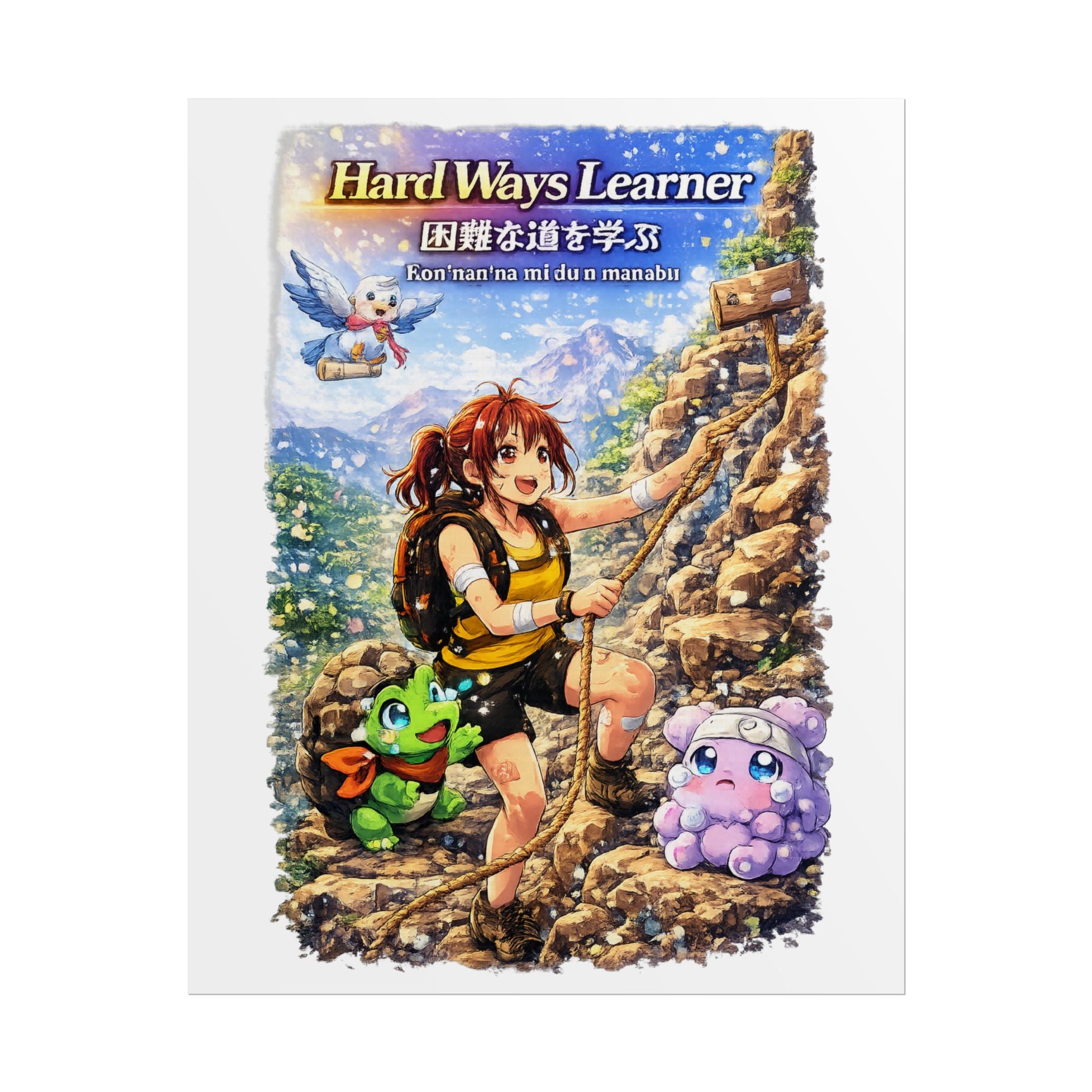 MON Series: Hard Ways Learner Rolled Posters — Matte or Semi-Gloss