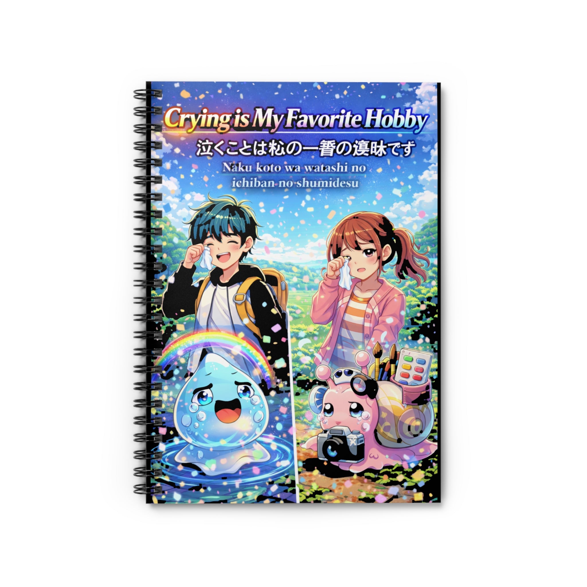 Crying is My Favorite Hobby Spiral Notebook (Ruled Line) — 6" × 8", 118 Pages