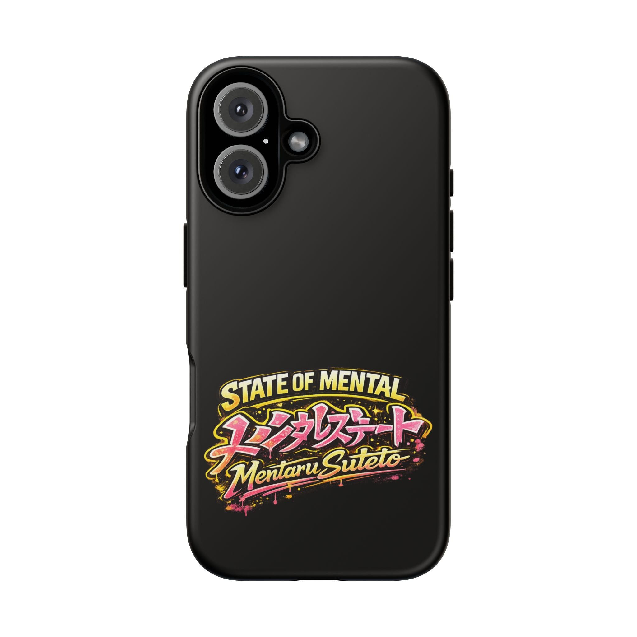 State of Mental Graffiti I Tough Phone Case — Dual-Layer Protection, Matte or Glossy