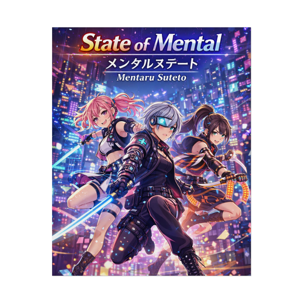 POP Series: State of Mental Rolled Posters — Matte or Semi-Gloss
