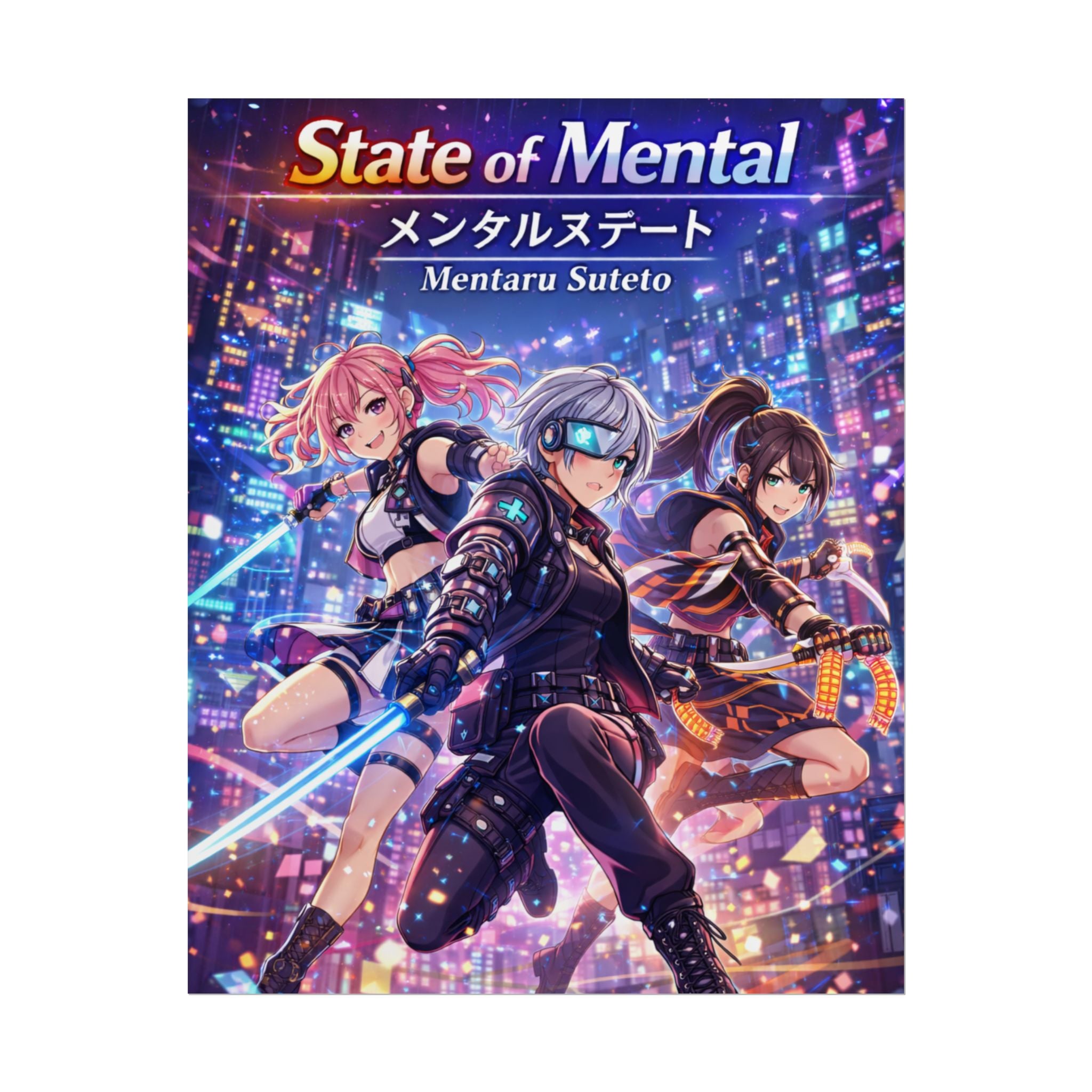POP Series: State of Mental Rolled Posters — Matte or Semi-Gloss