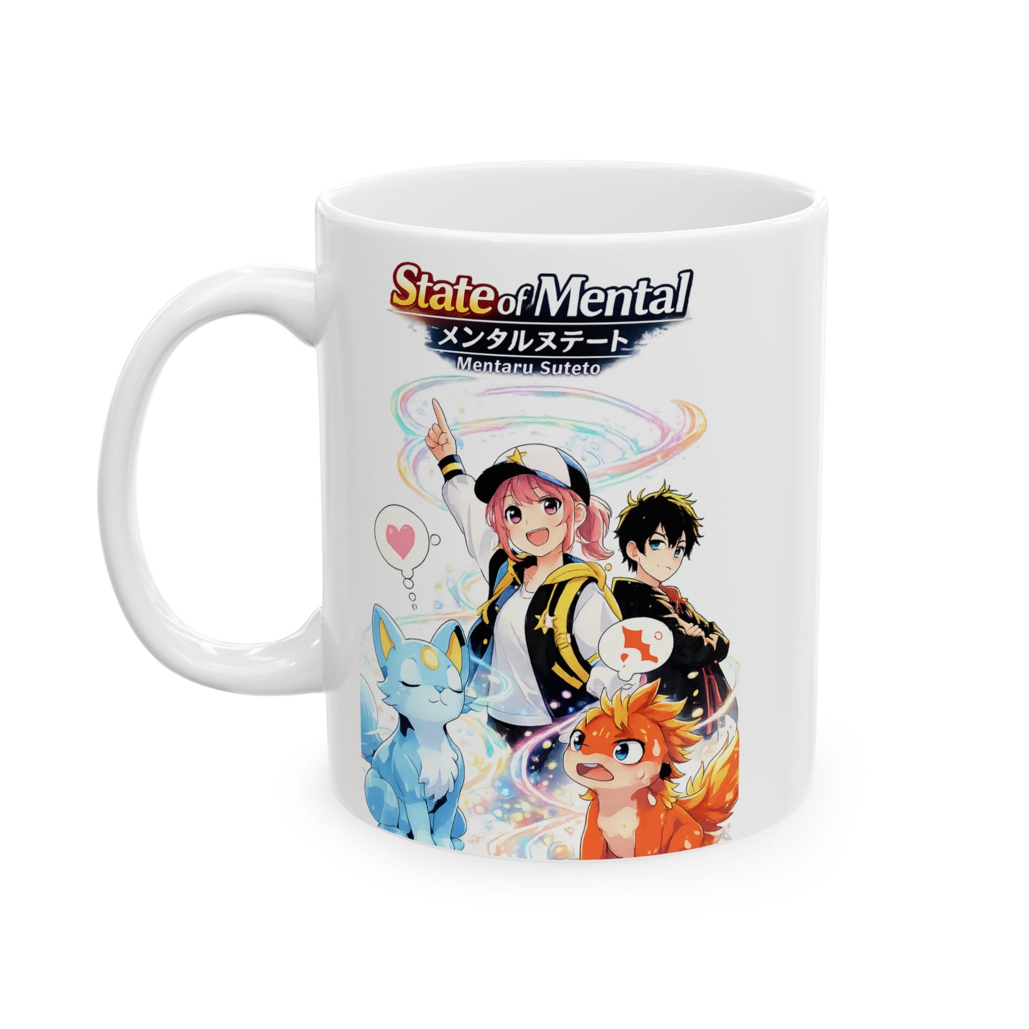 MON Series: State of Mental Ceramic Mug — 11 oz or 15 oz, Microwave + Dishwasher Safe