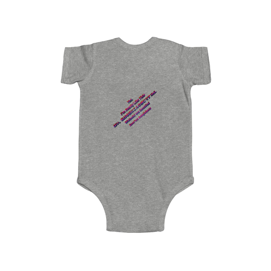 LIMITED LAUNCH DROP: Yes. I’m Really Like This Infant Fine Jersey Bodysuit — Soft + Durable, Easy-Snap Closure
