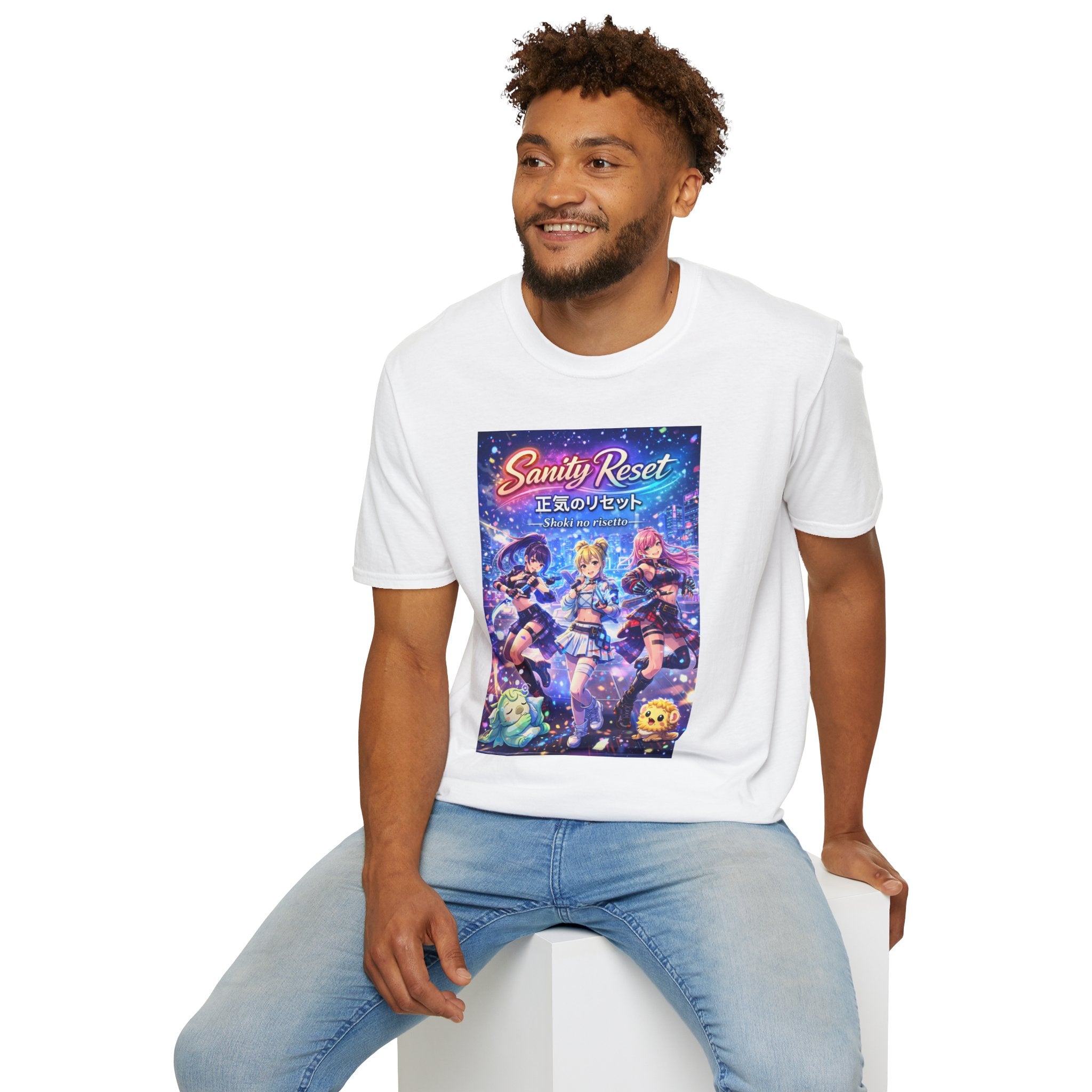 POP Series: Sanity Reset Unisex Softstyle T-Shirt — Gildan 64000, Lightweight + Ultra-Soft