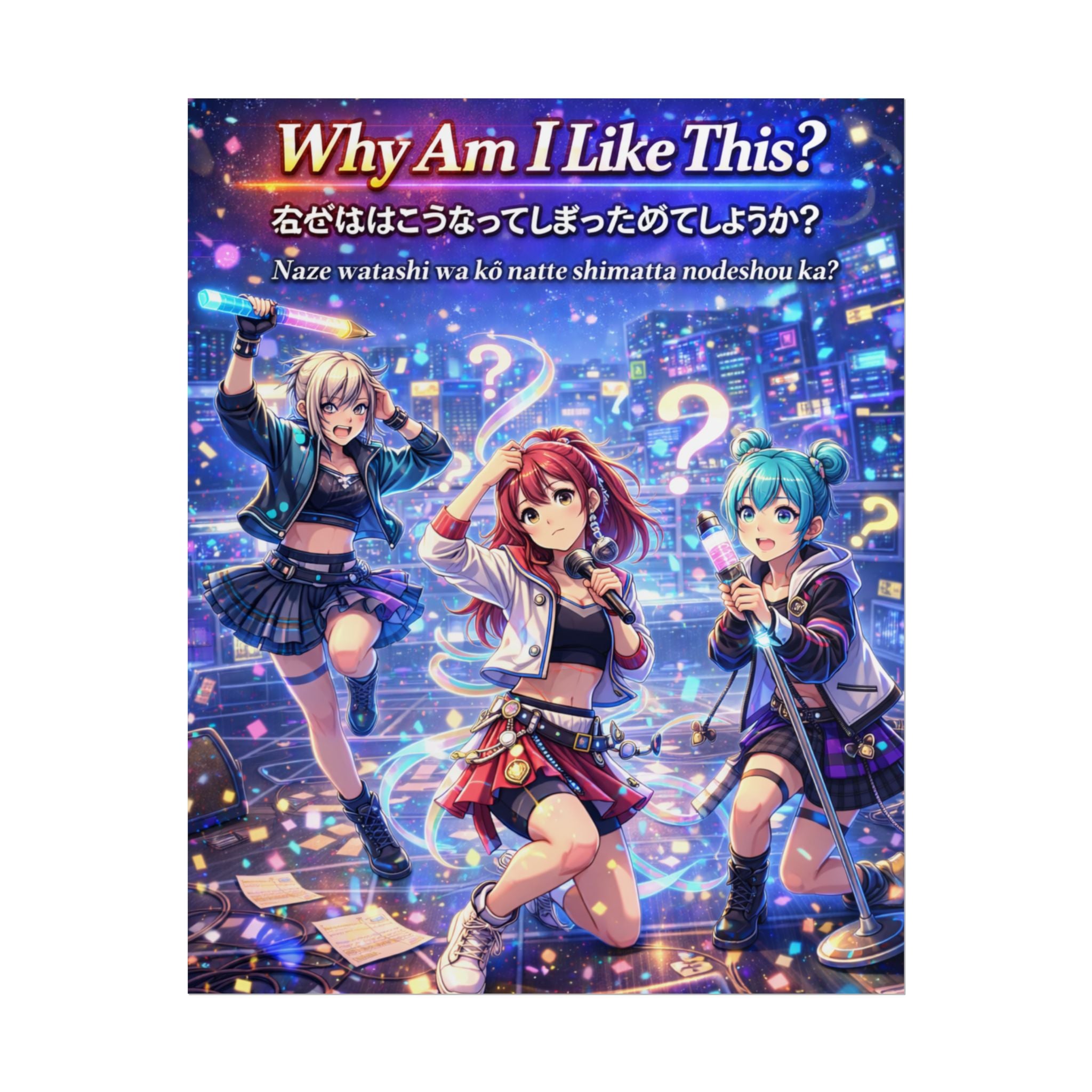 POP Series: Why Am I Like This? Rolled Posters — Matte or Semi-Gloss