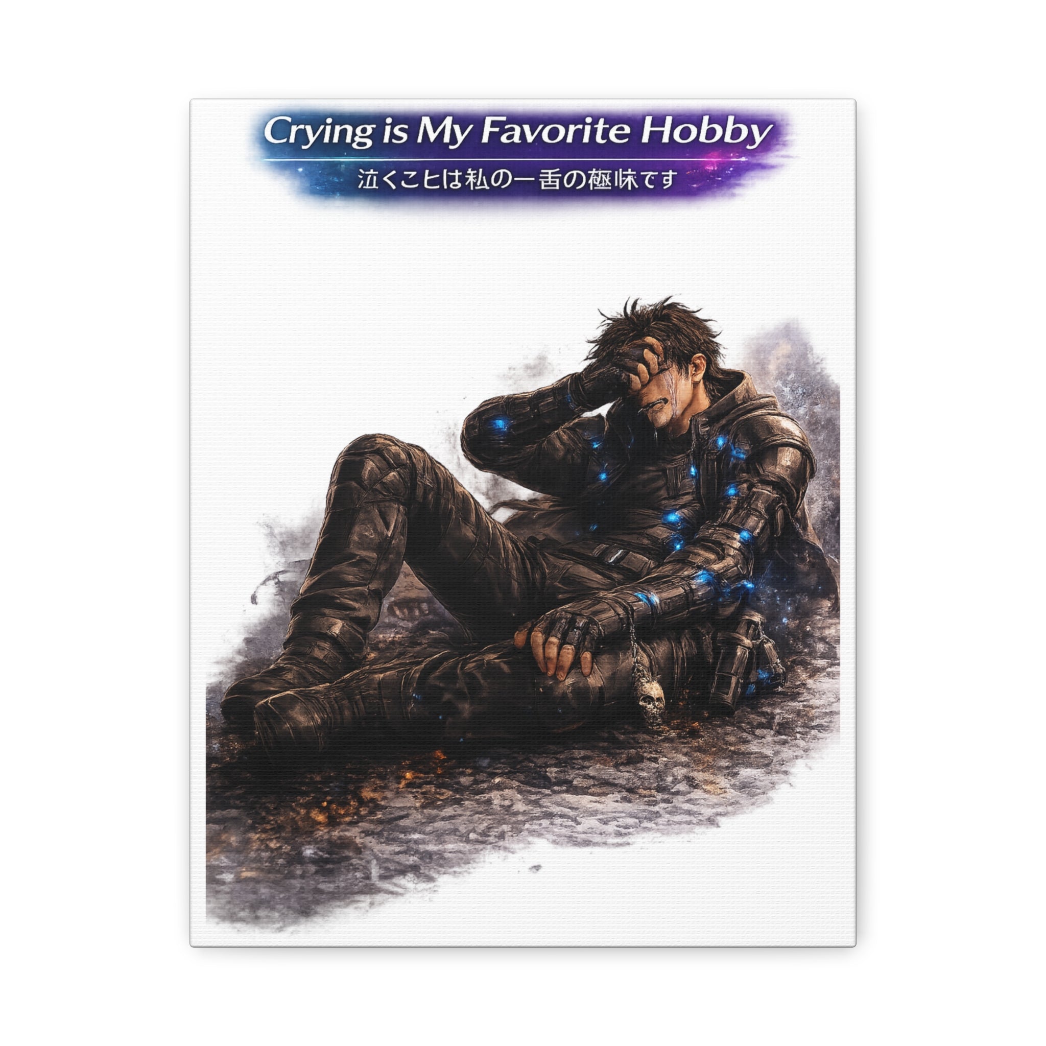 Crying is My Favorite Hobby Matte Canvas, Stretched (1.25")