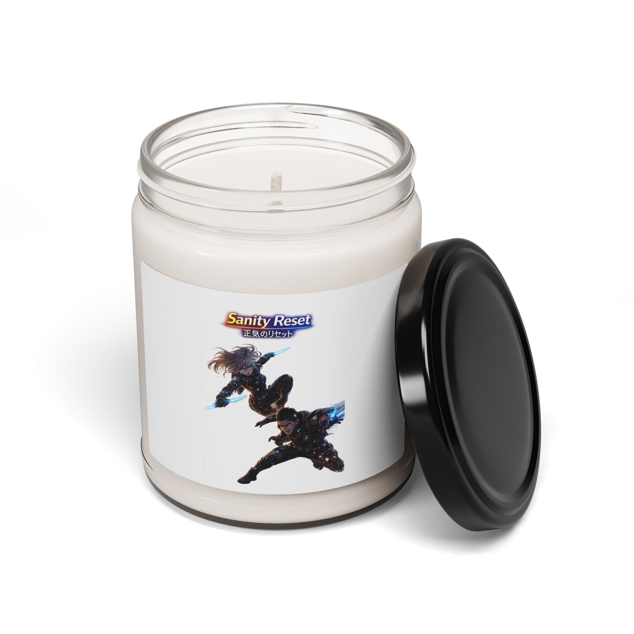 Sanity Reset Scented Soy Candle, 9 oz — 50–60 Hour Burn, 12 Scents
