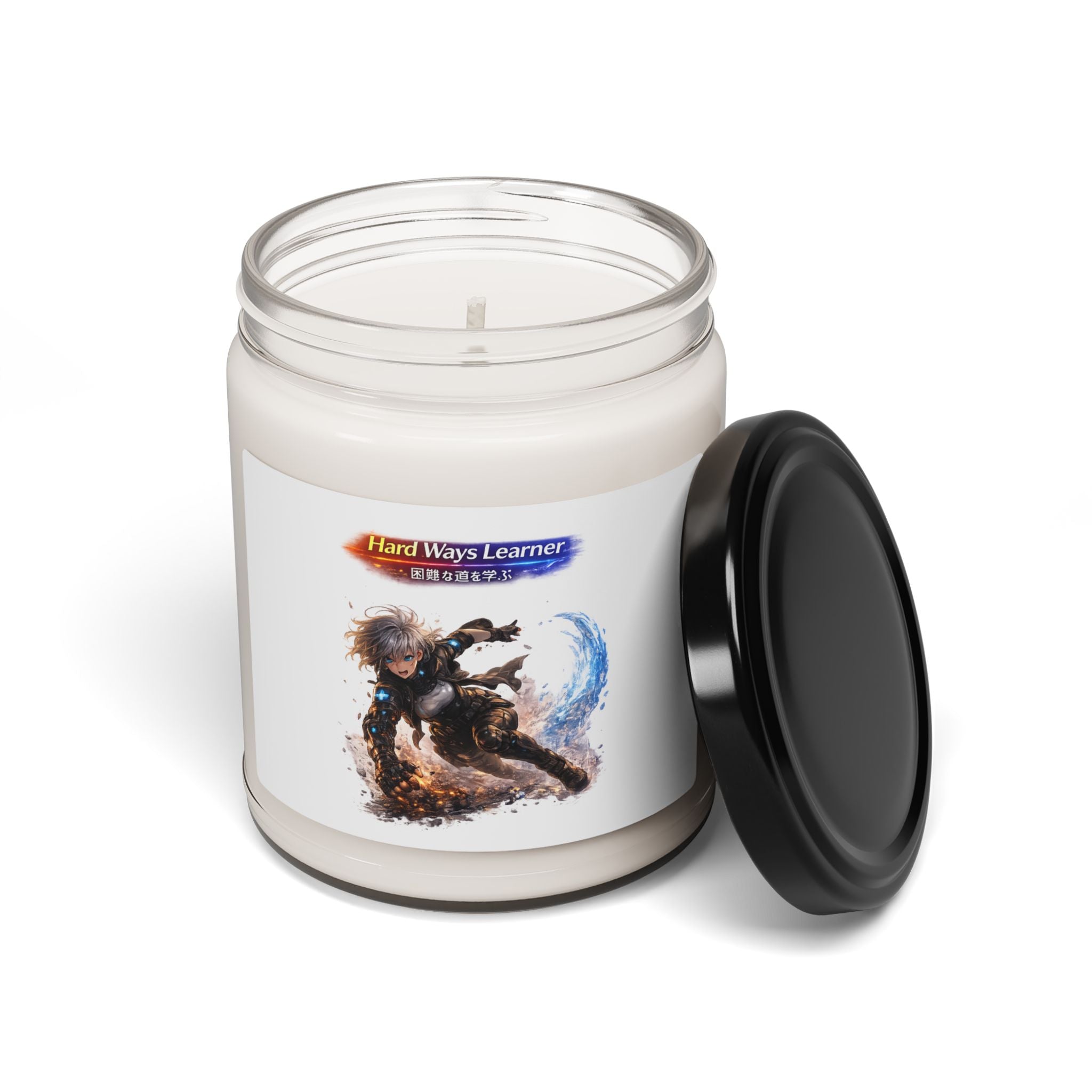 Hard Ways Learner Soy Candle, 9 oz — 50–60 Hour Burn, 12 Scents