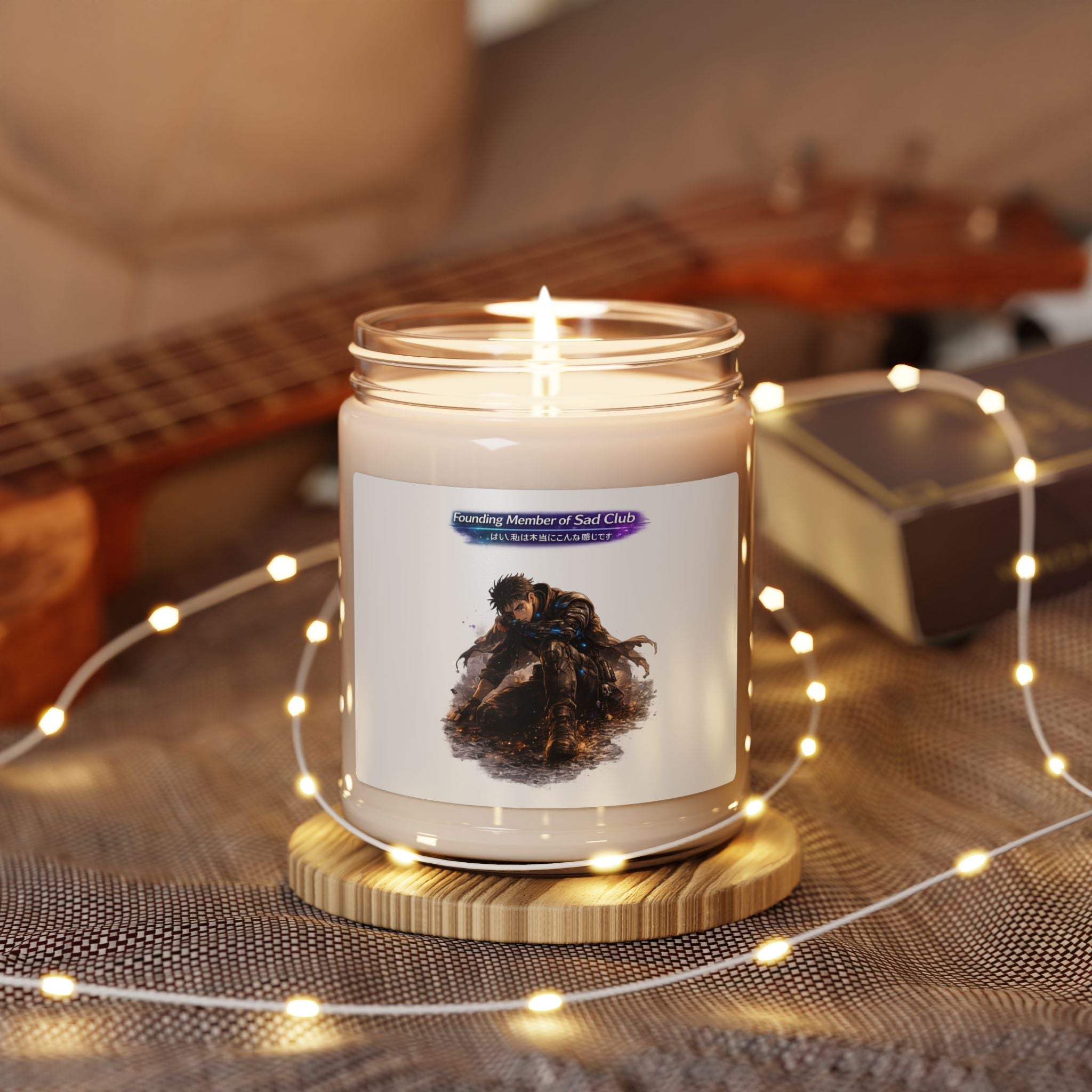 Founding Member of Sad Club Soy Candle, 9 oz — 50–60 Hour Burn, 12 Scents