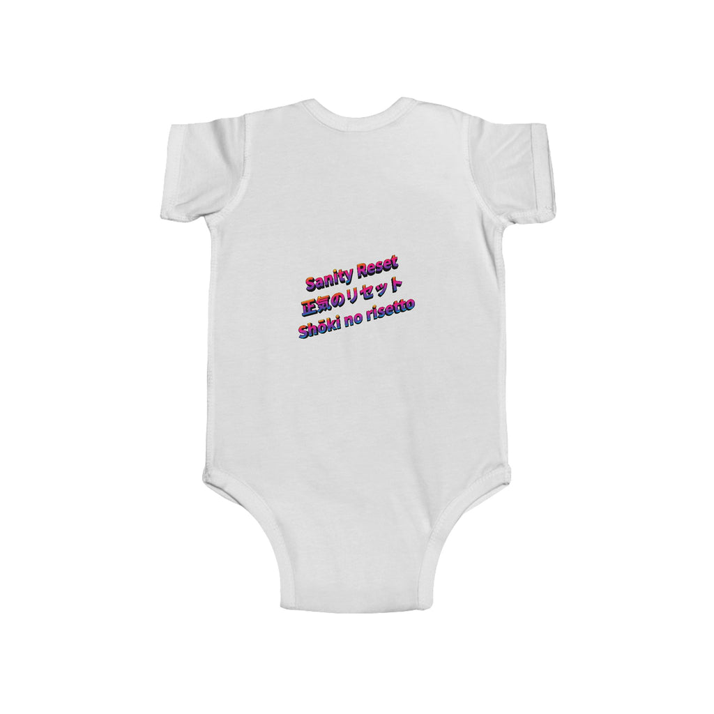 LIMITED LAUNCH DROP: Sanity Reset Infant Fine Jersey Bodysuit — Soft + Durable, Easy-Snap Closure