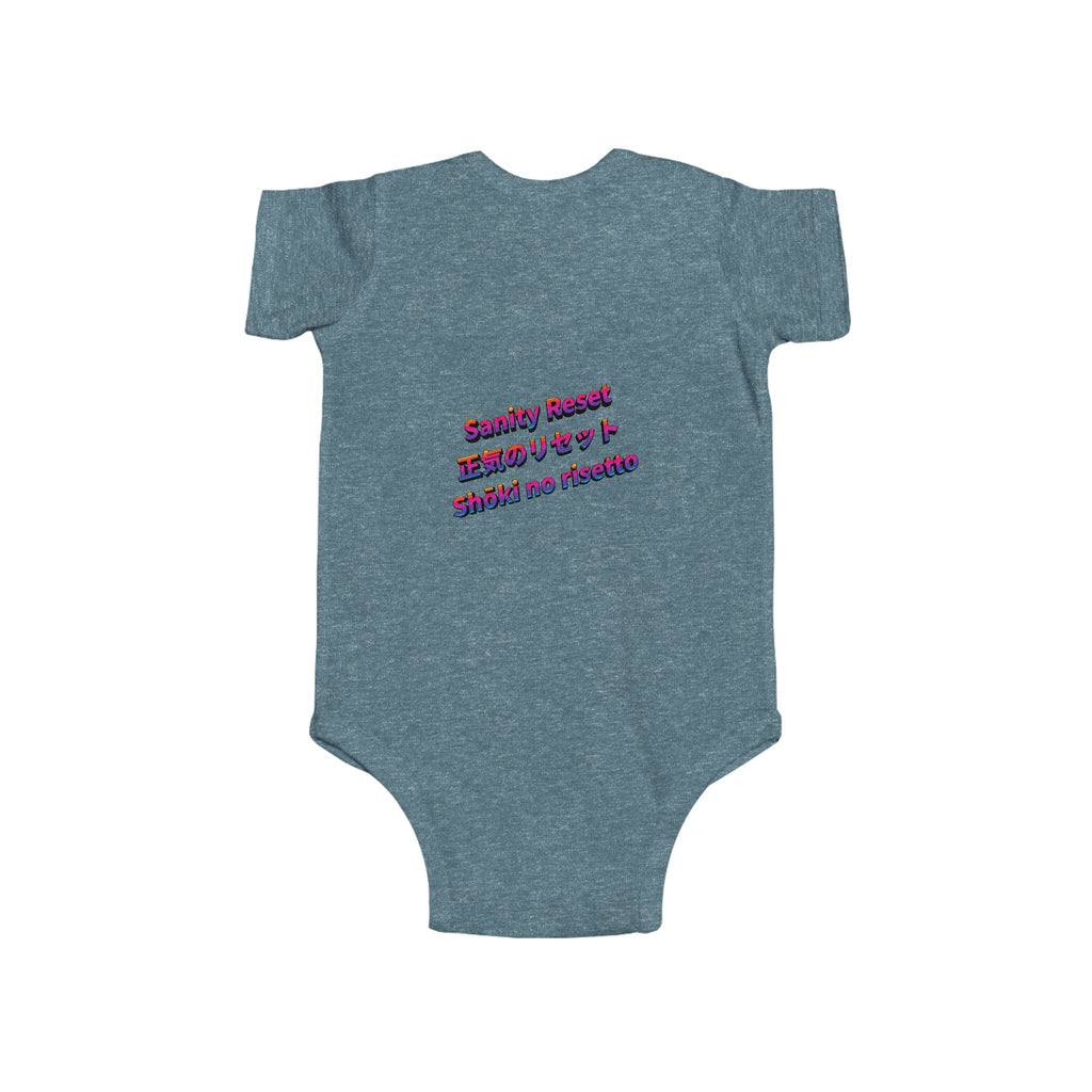 LIMITED LAUNCH DROP: Sanity Reset Infant Fine Jersey Bodysuit — Soft + Durable, Easy-Snap Closure