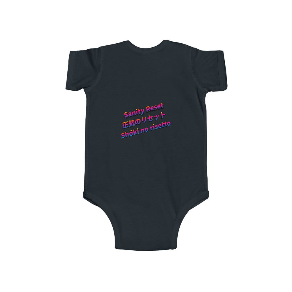 LIMITED LAUNCH DROP: Sanity Reset Infant Fine Jersey Bodysuit — Soft + Durable, Easy-Snap Closure