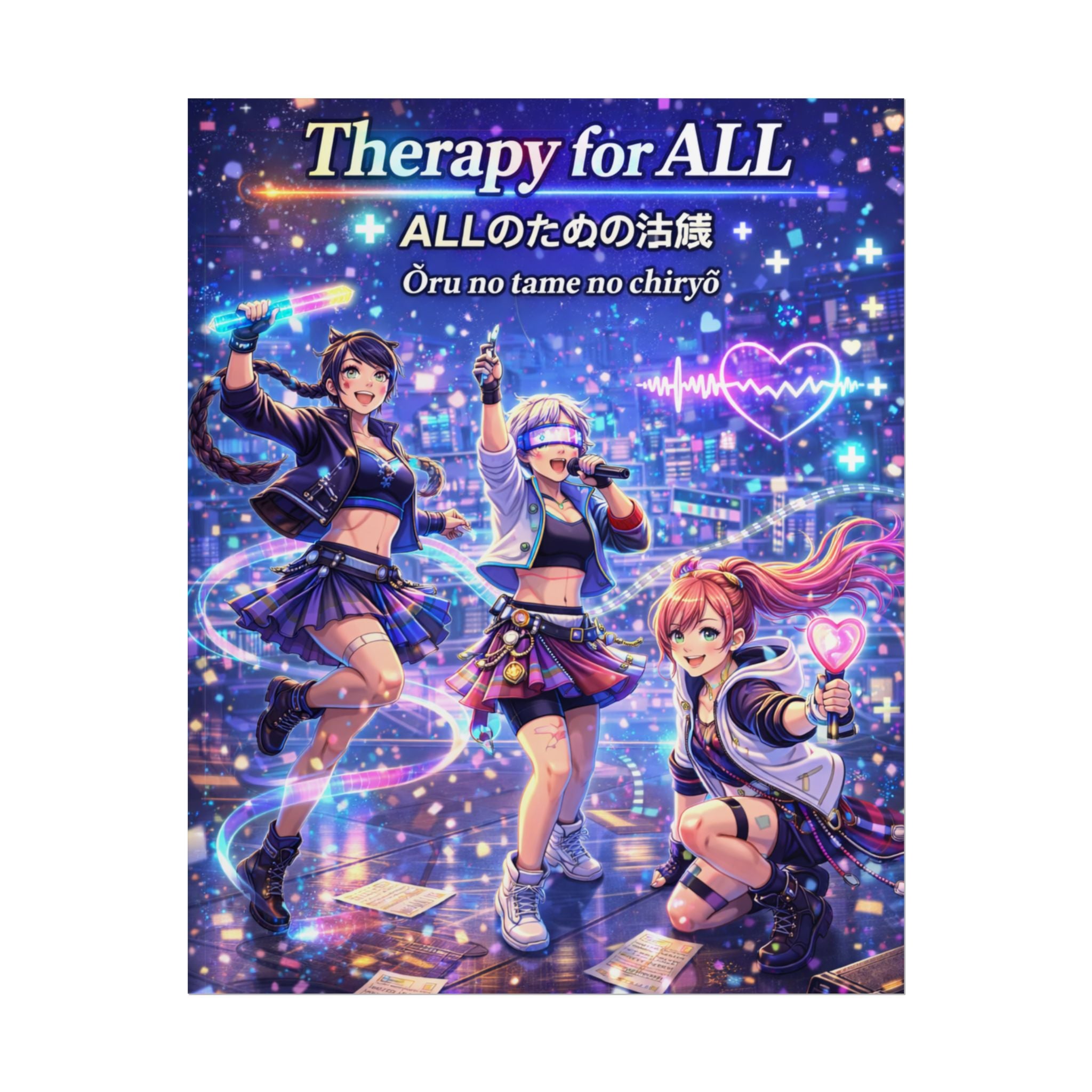 POP Series: Therapy for ALL Rolled Posters — Matte or Semi-Gloss