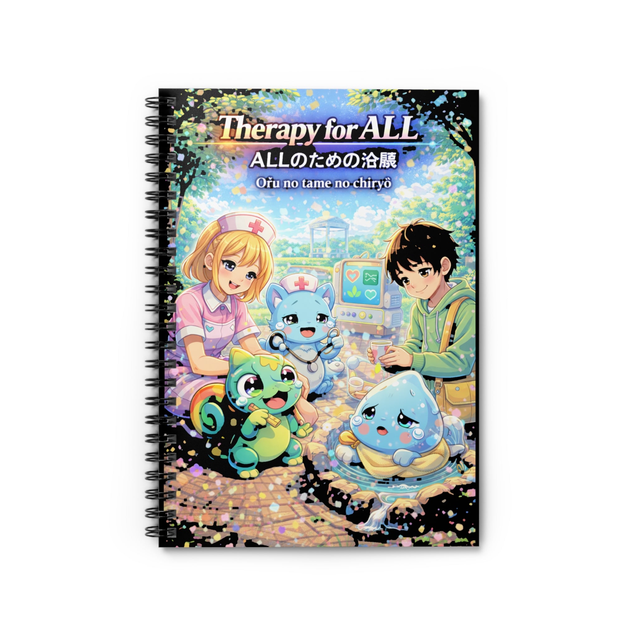 Therapy for ALL Spiral Notebook (Ruled Line) — 6" × 8", 118 Pages