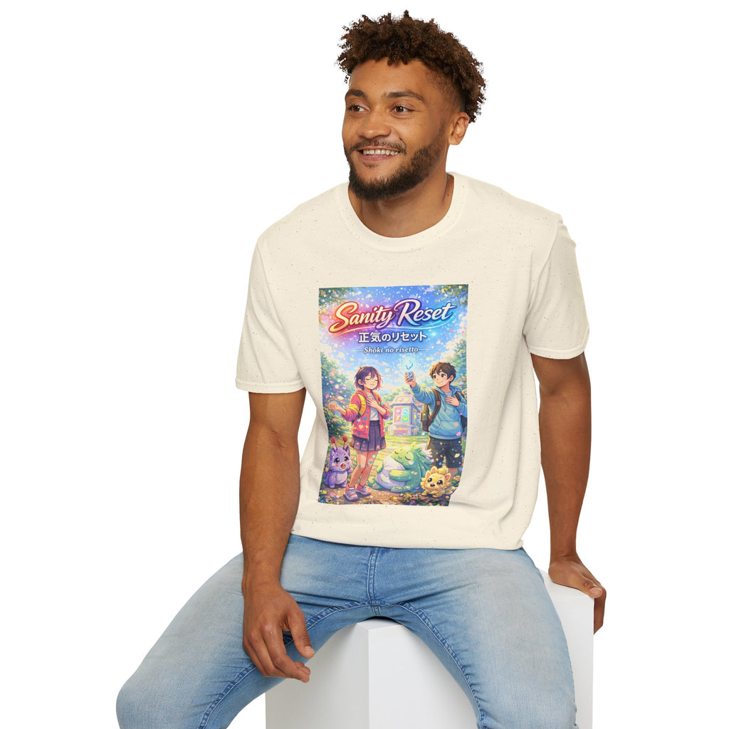 MON Series: Sanity Reset Unisex Softstyle T-Shirt — Gildan 64000, Lightweight + Ultra-Soft