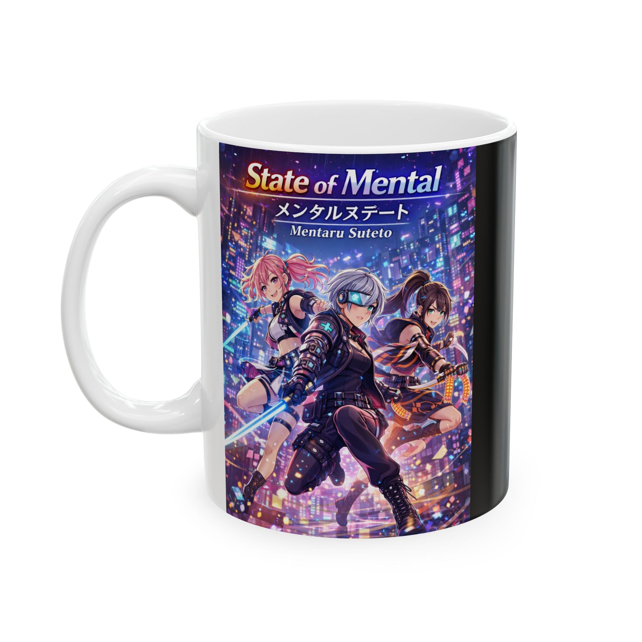 POP Series: State of Mental Ceramic Mug — 11 oz or 15 oz, Microwave + Dishwasher Safe