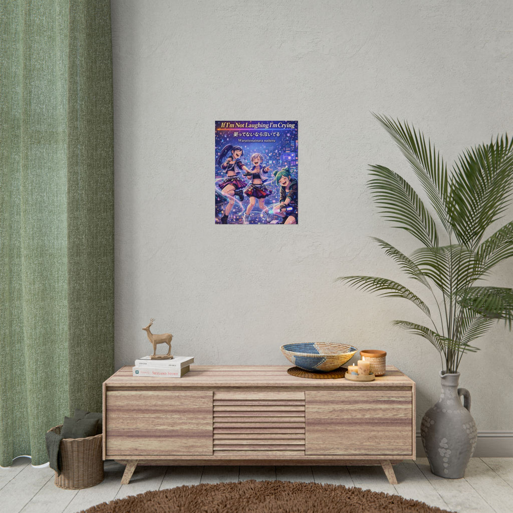 POP Series: If I'm Not Laughing I'm Crying Rolled Posters — Matte or Semi-Gloss
