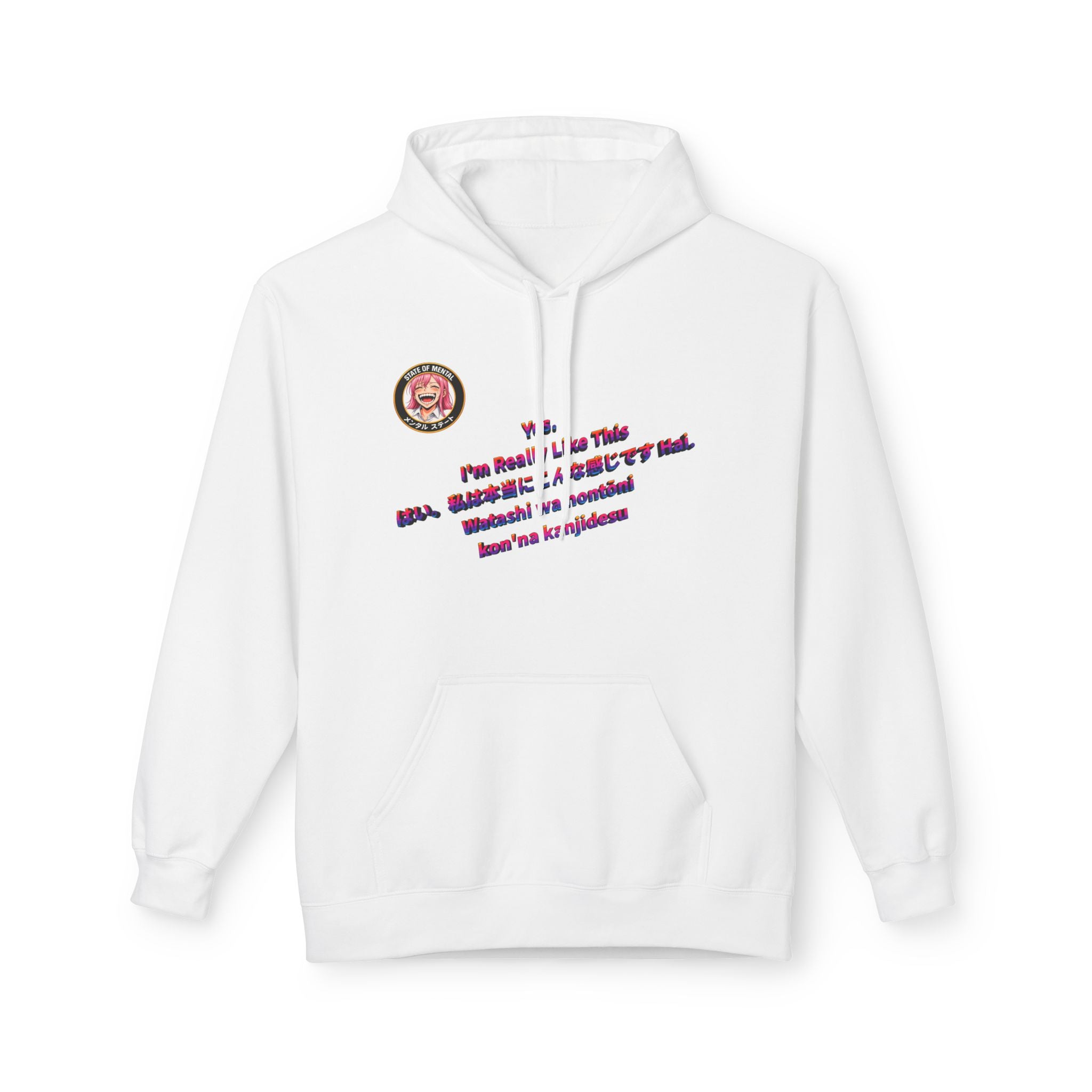 POP Series: Yes. I’m Really Like This Unisex Midweight Fleece Hoodie — Gildan SF500, Soft + Durable