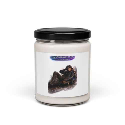 Crying is My Favorite Hobby Scented Soy Candle, 9 oz — 50–60 Hour Burn, 12 Scents