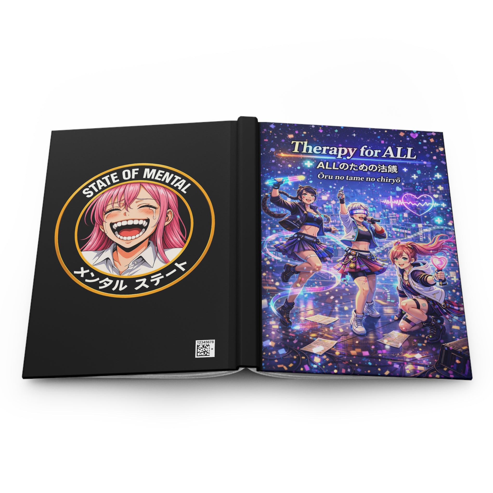 Therapy for ALL Hardcover Journal (Matte) — 5.75" × 8", 150 Lined Pages