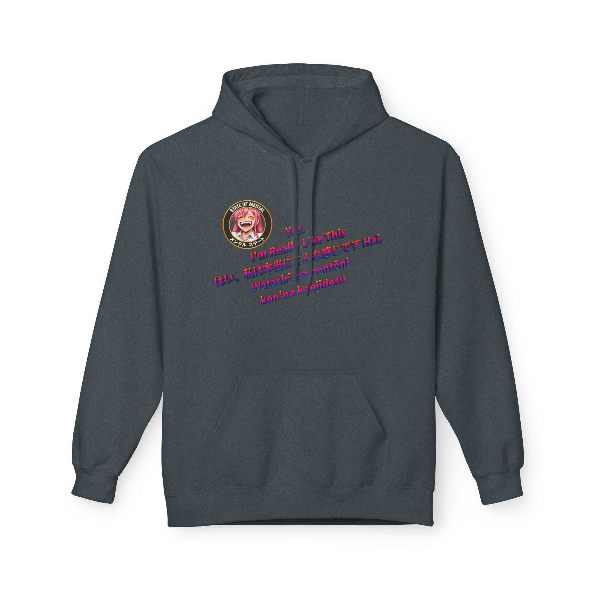 POP Series: Yes. I’m Really Like This Unisex Midweight Fleece Hoodie — Gildan SF500, Soft + Durable