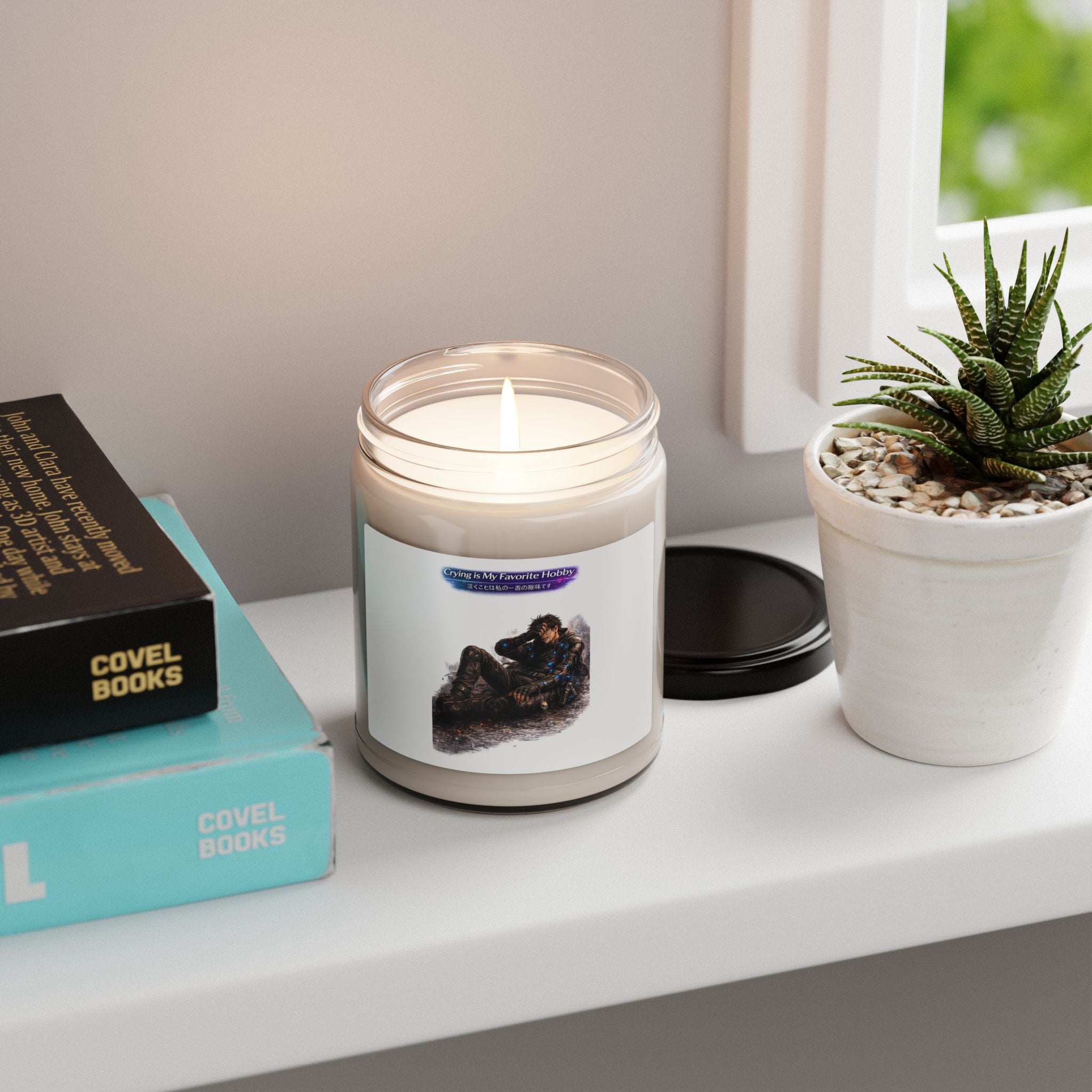 Crying is My Favorite Hobby Scented Soy Candle, 9 oz — 50–60 Hour Burn, 12 Scents